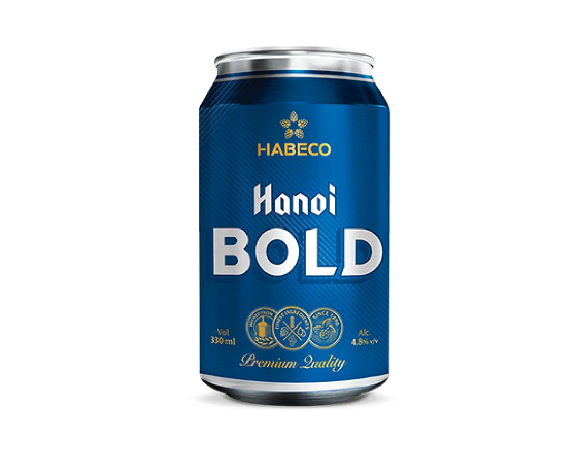 Bia Hanoi Bold Lon Ml