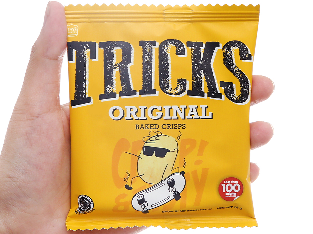 Bánh khoai tây chiên vị tự nhiên Tricks hộp 72g | iCheck.vn