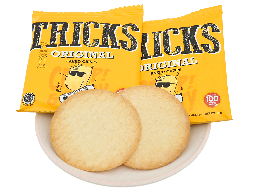 Bánh khoai tây chiên vị tự nhiên Tricks hộp 72g | iCheck.vn