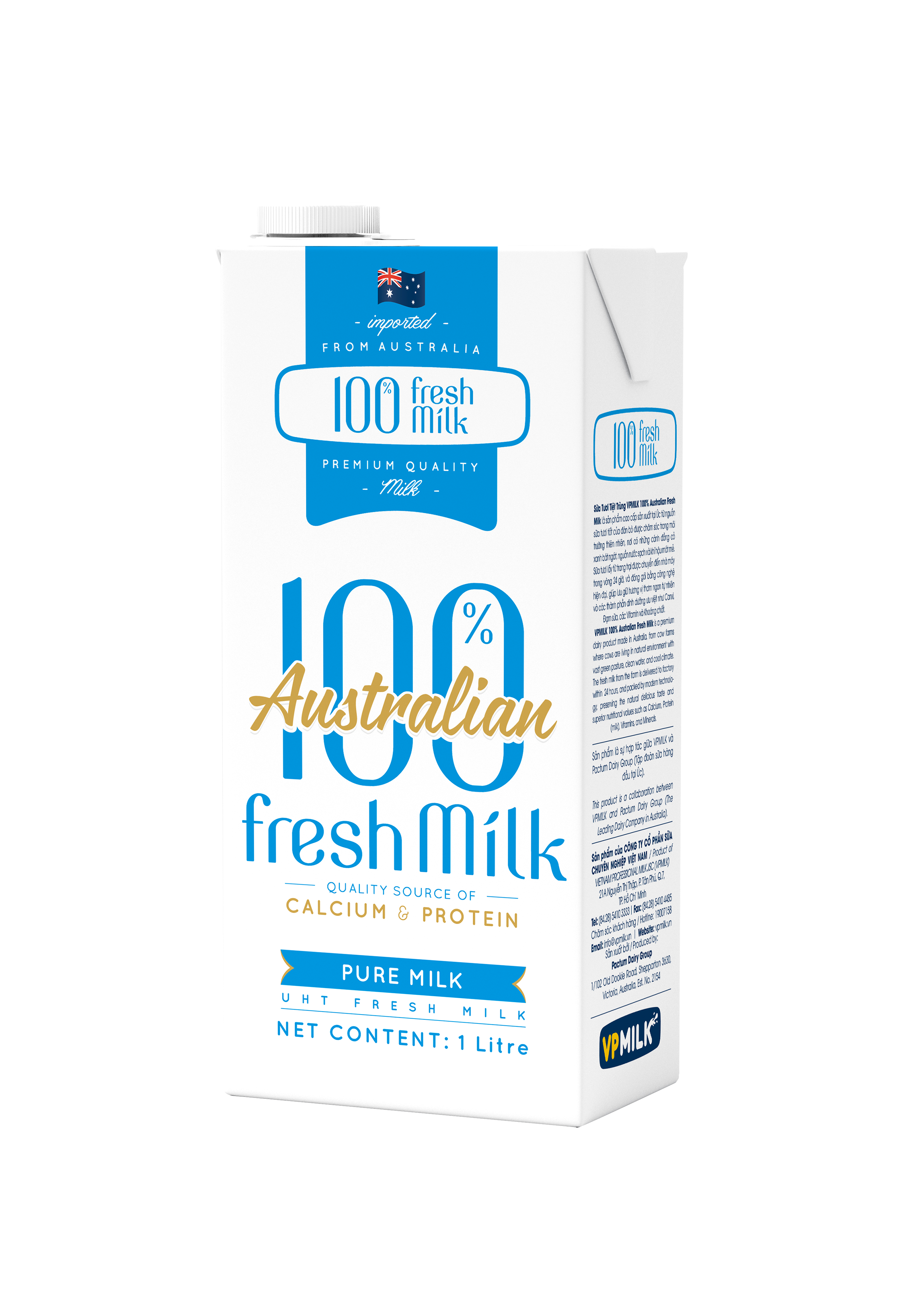 Sữa Tươi Tiệt Trùng VPMILK FRESH AUSTRALIAN MILK - Không đường 1 Lít ...