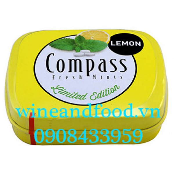 Kẹo ngậm Compass Lemon Limited Edition 14g | iCheck.vn
