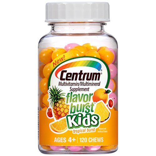 Centrum Kids Flavor Burst Multivitamin/Multimineral Supplement ...