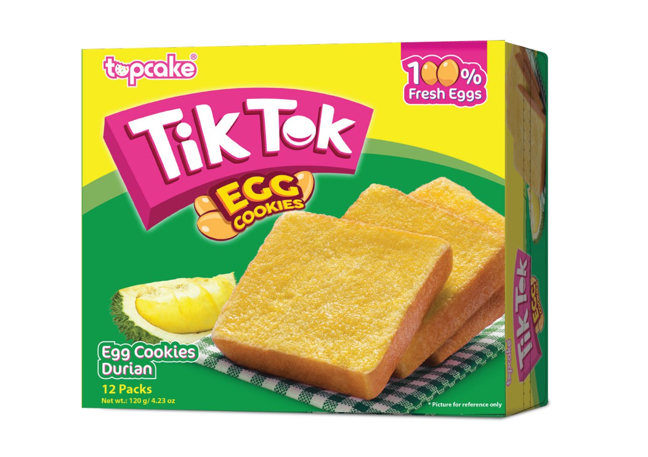 TIK TOK - Bánh trứng hương sầu riêng 120g | iCheck.vn