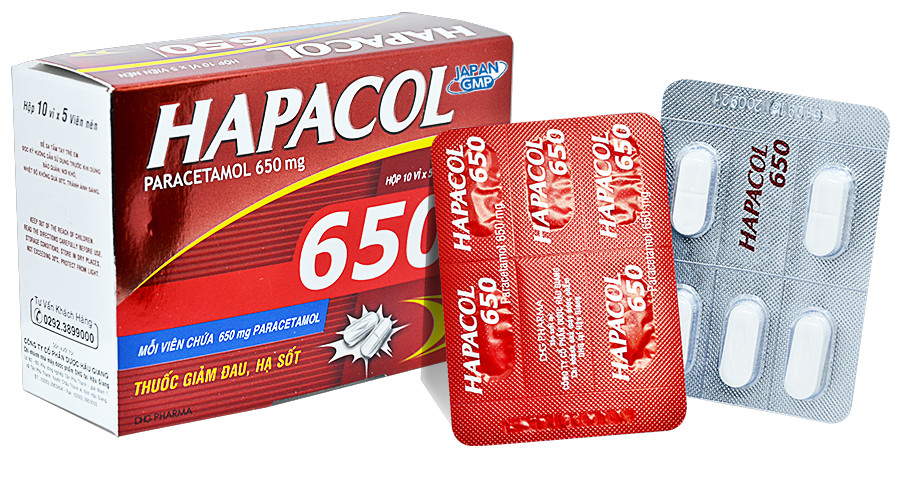 HAPACOL 650 vỉ 5 viên hộp 50 viên-duoc-ban-tai-Pharmacy Thu Thảo - 약국