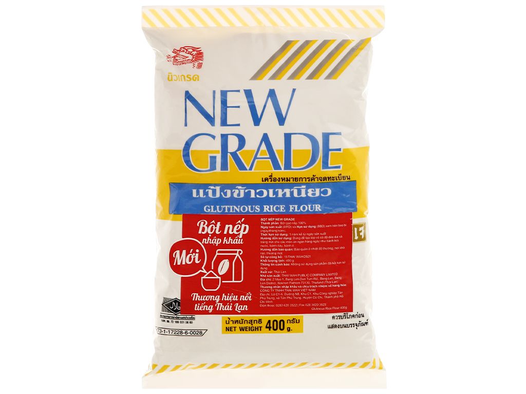 8850122354152 - Bột nếp New Grade gói 400g