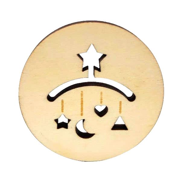 8809395493464 - Sticker Gỗ Dán Hình Mobile - 1828 - Suatelie