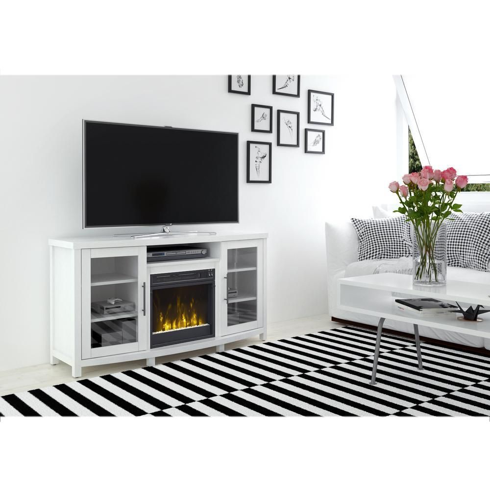 Classic Flame Rossville 54 in. Media Console Electric Fireplace TV