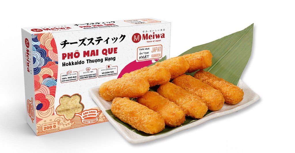 Meiwa - Phô Mai Que Hokkaido Thượng Hạng 200g