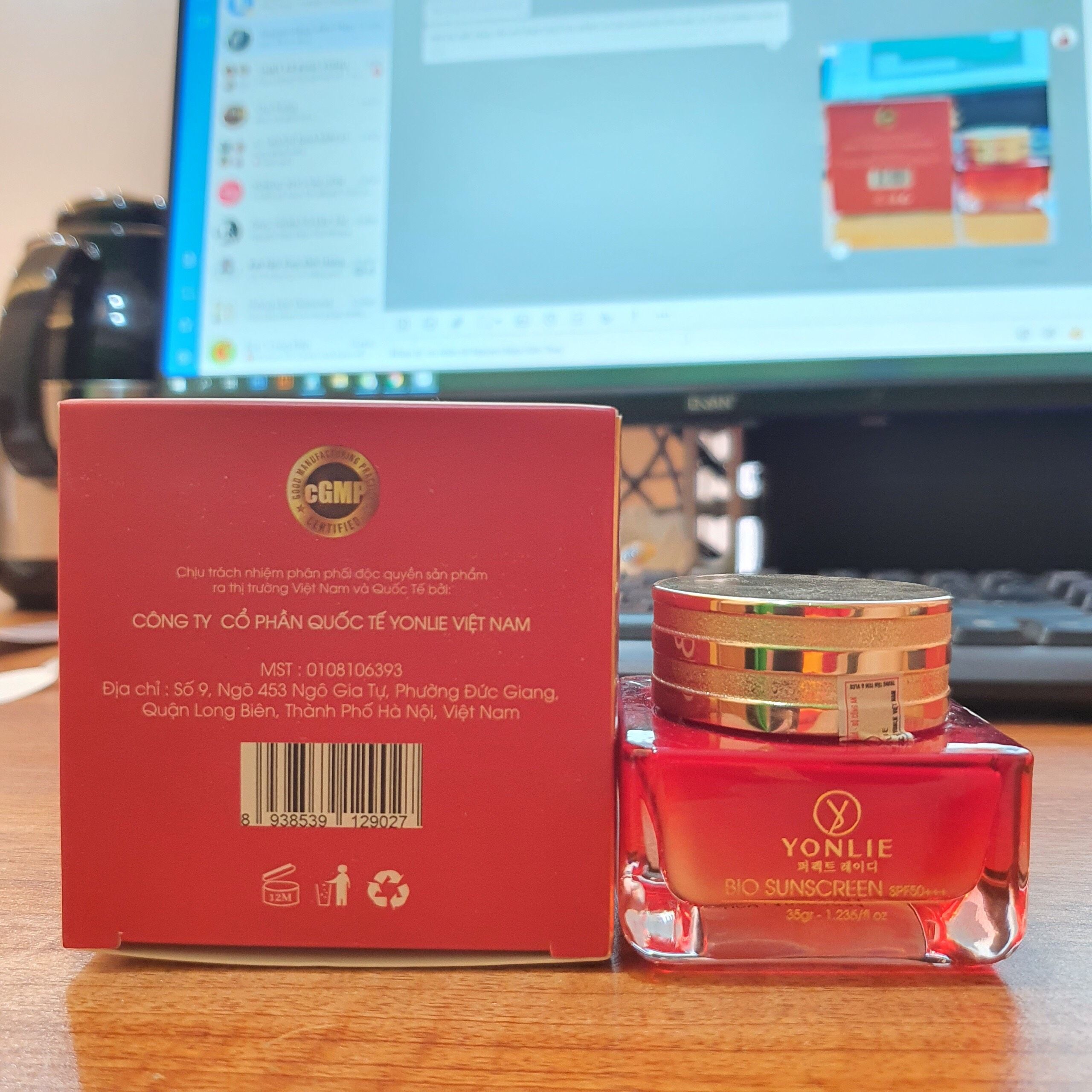 8938539129027 - YONLIE BIO SUNSCREEN - SKIN RESTORING CREAM