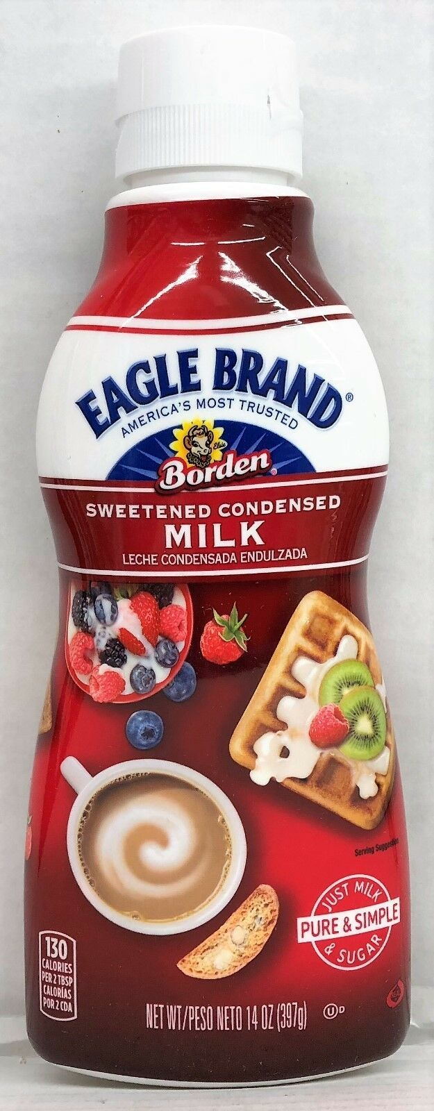 Eagle Brand Sweetened Condensed Milk Squeeze Bottle, 14 oz